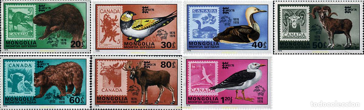 Sellos: 41794 MNH MONGOLIA 1978 CAPEX 78. EXPOSICION FILATELICA INTERNACIONAL EN TORONTO