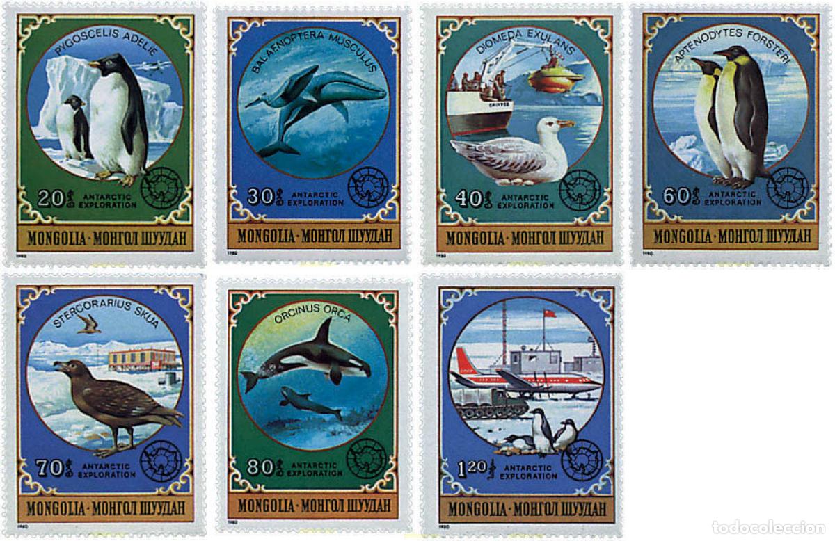 Sellos: 673612 MNH MONGOLIA 1980 EXPLORACION DE LA ANTARTIDA