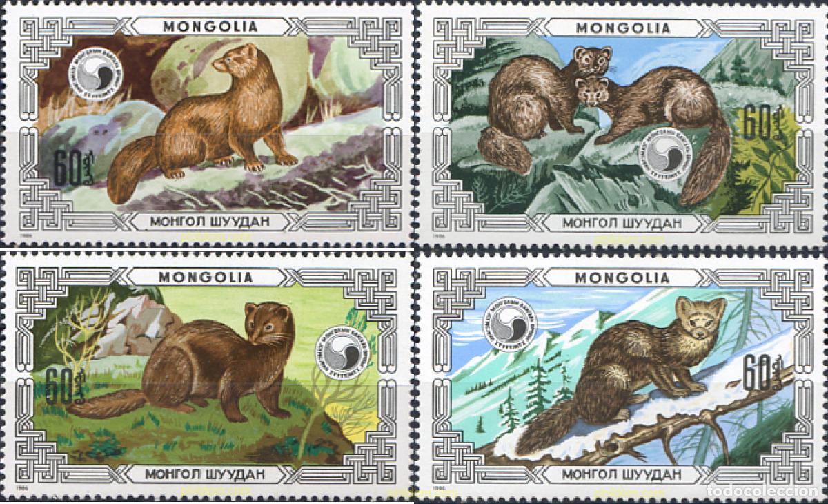 Sellos: 28996 MNH MONGOLIA 1986 PROTECCION DE LA FAUNA