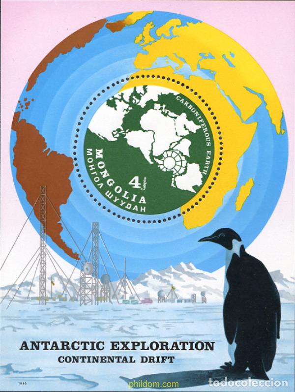 Sellos: 231981 MNH MONGOLIA 1980 EXPLORACION ANTARTICA