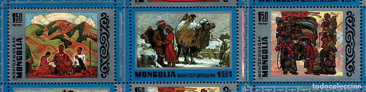 Sellos: 56042 MNH MONGOLIA 1978 20 ANIVERSARIO DE LA COOPERACION FILATELICA ENTRE MONGOLIA Y HUNGRIA