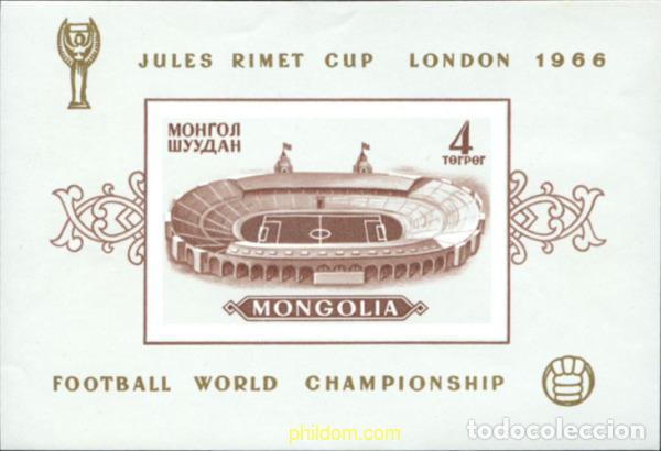 Stamps: 227245 MNH MONGOLIA 1966 COPA DEL MUNDO DE FUTBOL. INGLATERRA-66