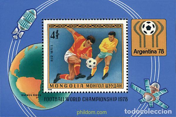 Briefmarken: 54363 MNH MONGOLIA 1978 COPA DEL MUNDO DE FUTBOL. ARGENTINA-78