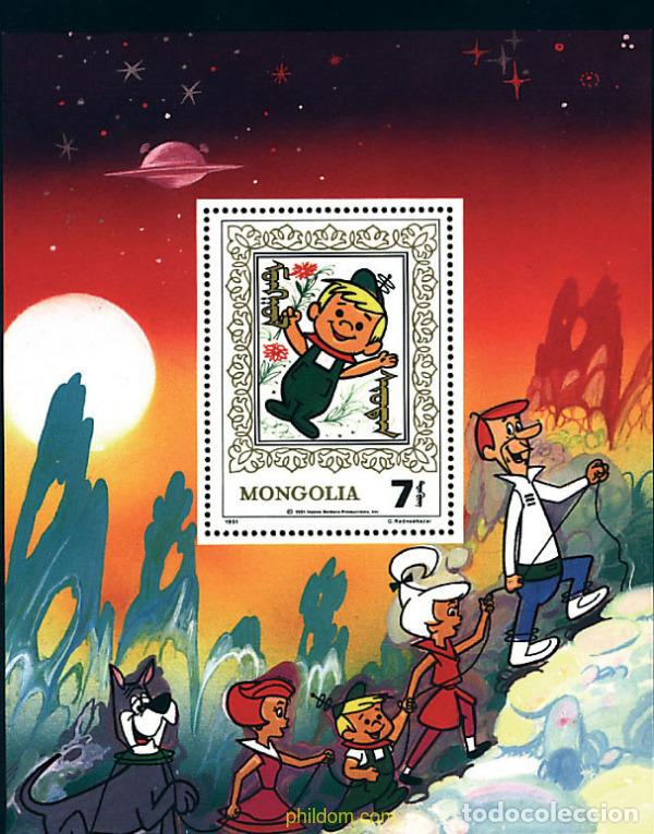 Timbres: 93449 MNH MONGOLIA 1991 DIBUJOS ANIMADOS