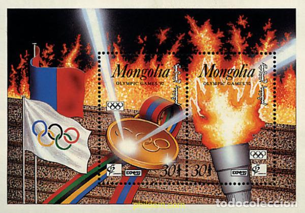 Timbres: 68358 MNH MONGOLIA 1992 25 JUEGOS OLIMPICOS VERANO BARCELONA 1992 - EXPO 92. SEVILLA - EXPOSICION I