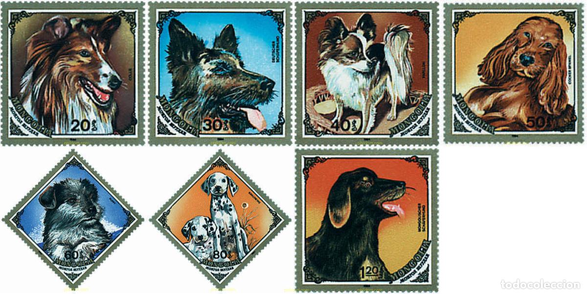 Sellos: 49624 MNH MONGOLIA 1984 PERROS DE RAZA