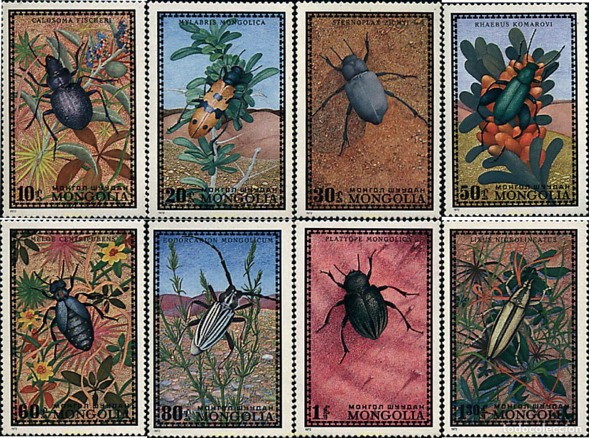 Sellos: 44400 MNH MONGOLIA 1972 INSECTOS