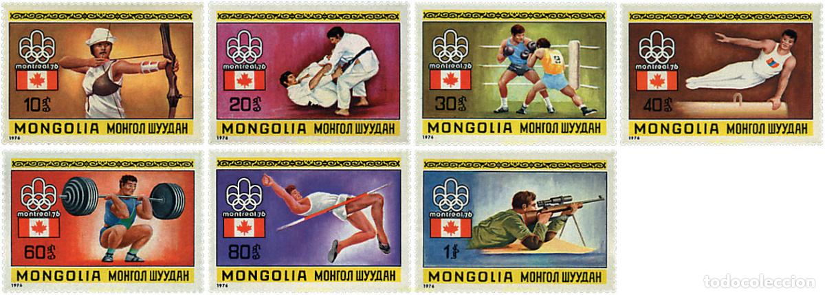 Selos: 27351 MNH MONGOLIA 1976 21 JUEGOS OLIMPICOS VERANO MONTREAL 1976