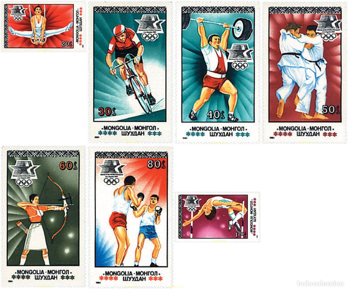 Sellos: 69698 MNH MONGOLIA 1984 23 JUEGOS OLIMPICOS VERANO LOS ANGELES 1984