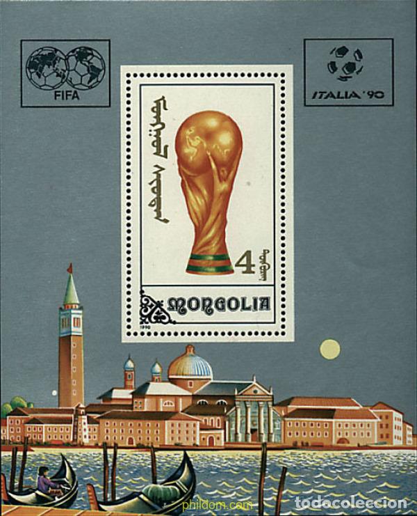 Sellos: 40038 MNH MONGOLIA 1990 COPA DEL MUNDO DE FUTBOL. ITALIA-90