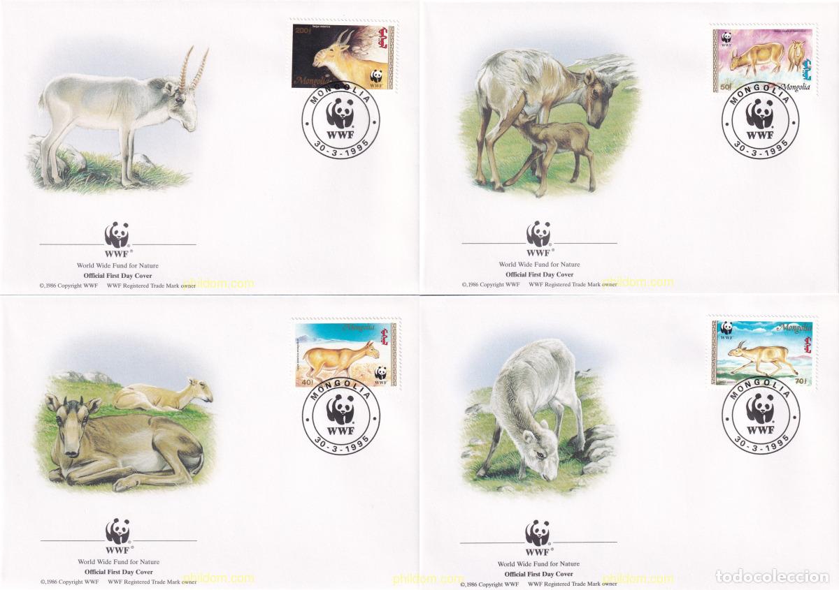 Selos: 23281 MNH MONGOLIA 1995 PROTECCION DE LA NATURALEZA. ANTILOPE SAIGA