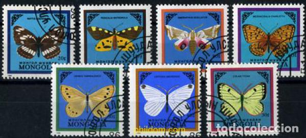 Sellos: 207205 USED MONGOLIA 1986 MARIPOSAS - Foto 1