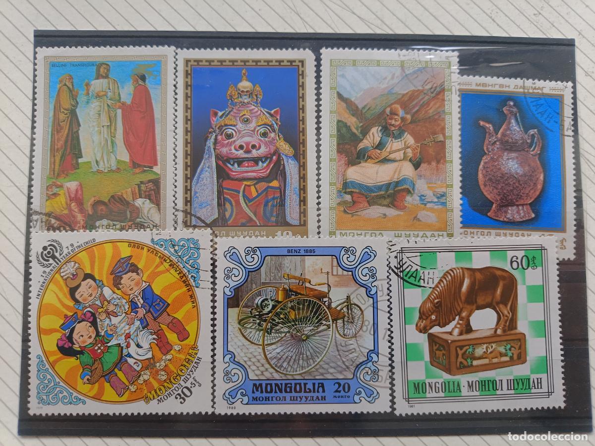 Stamps: Mongolia. Lote de sellos