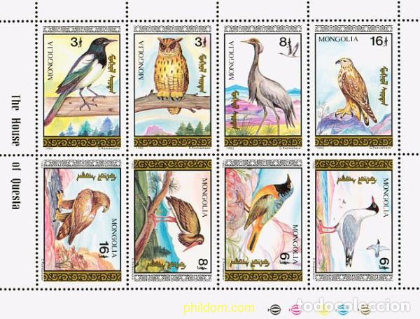 Sellos: 181041 MNH MONGOLIA 1992 AVES - Foto 1