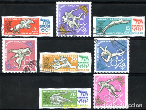 Sellos: 227433 USED MONGOLIA 1960 17 JUEGOS OLIMPICOS VERANO ROMA 1960