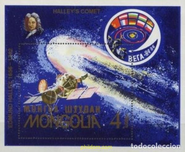 Sellos: 44481 MNH MONGOLIA 1986 COMETA HALLEY - Foto 1