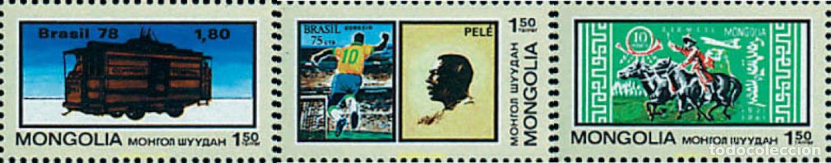 Sellos: 345244 MNH MONGOLIA 1979 BRASILIANA 79. EXPOSICION FILATELICA INTERNACIONAL