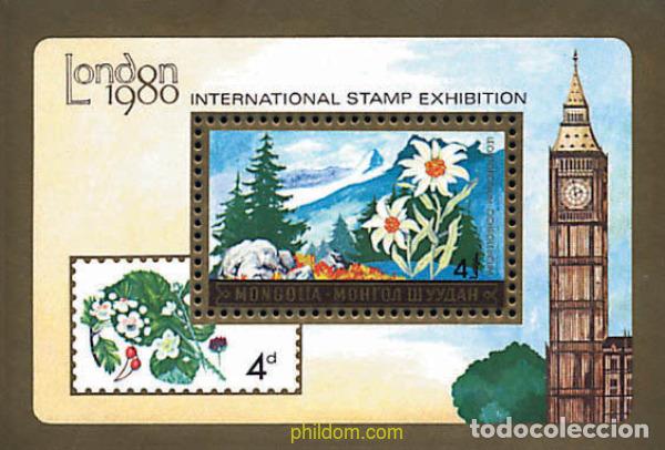Sellos: 95323 MNH MONGOLIA 1980 LONDON 80. EXPOSICION FILATELICA INTERNACIONAL
