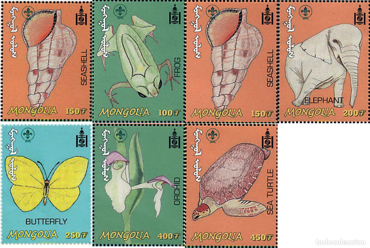 Sellos: 667536 MNH MONGOLIA 2001 ESCULTISMO Y NATURALEZA