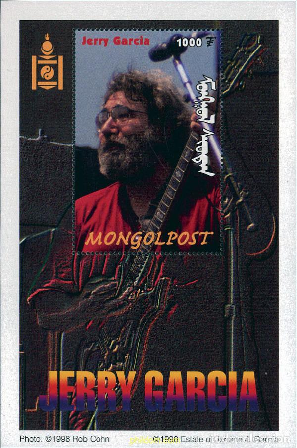 Sellos: 226947 MNH MONGOLIA 1999 JERRY GARCIA