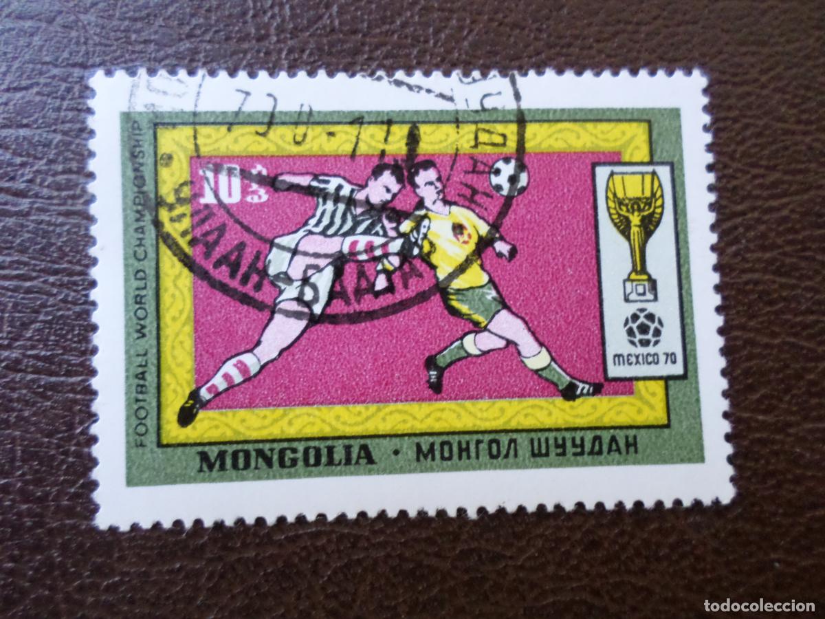 Sellos: mongolia, 1970, copa del mundo de mexico, Yvert 524