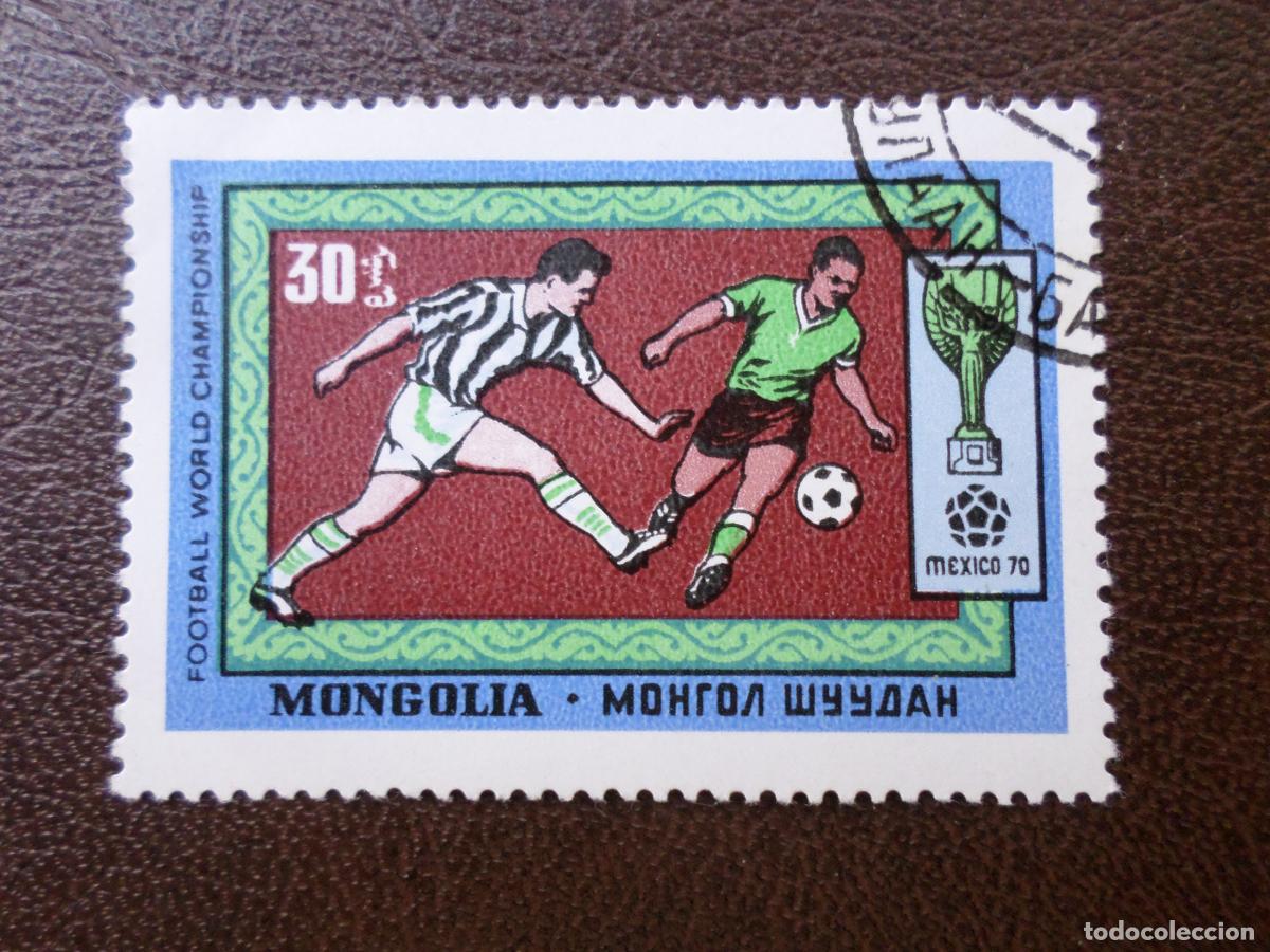 Sellos: mongolia, 1970, copa del mundo de mexico, Yvert 526
