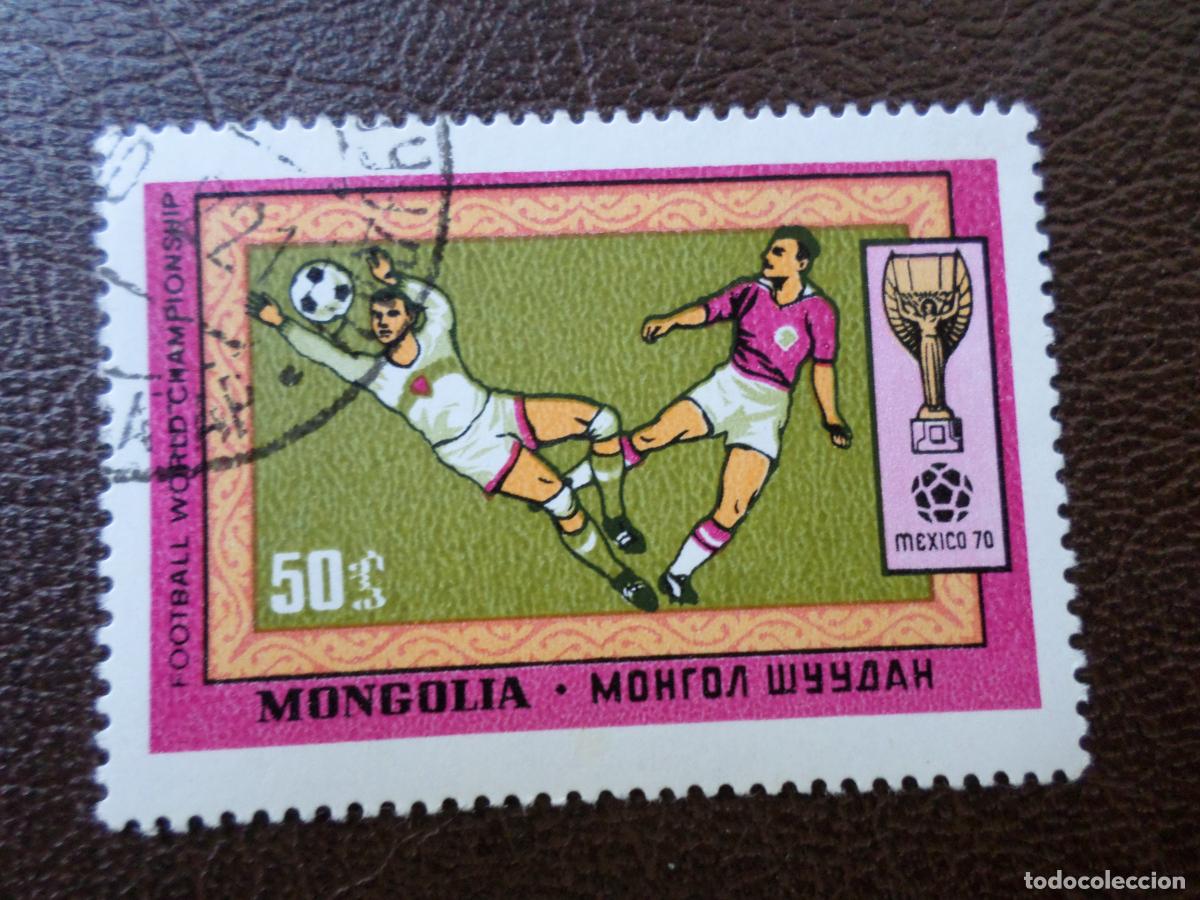 Sellos: mongolia, 1970, copa del mundo de mexico, Yvert 527
