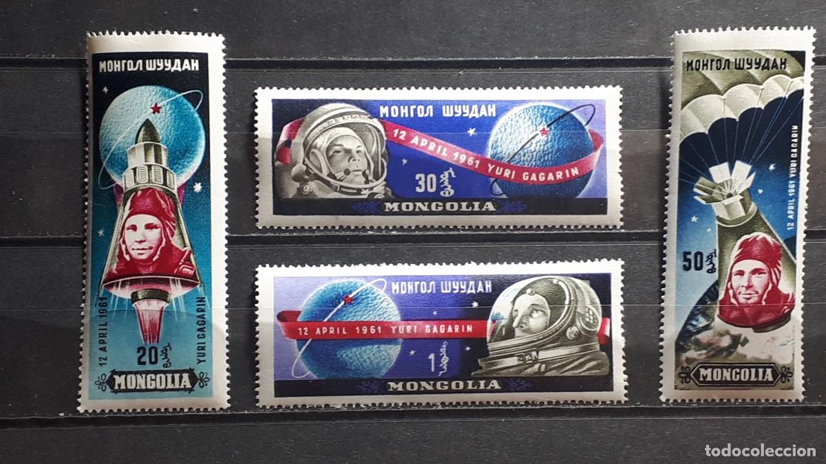 Sellos: MONGOLIA. A&Ntilde;O 1961. **. YVERT 193/6.