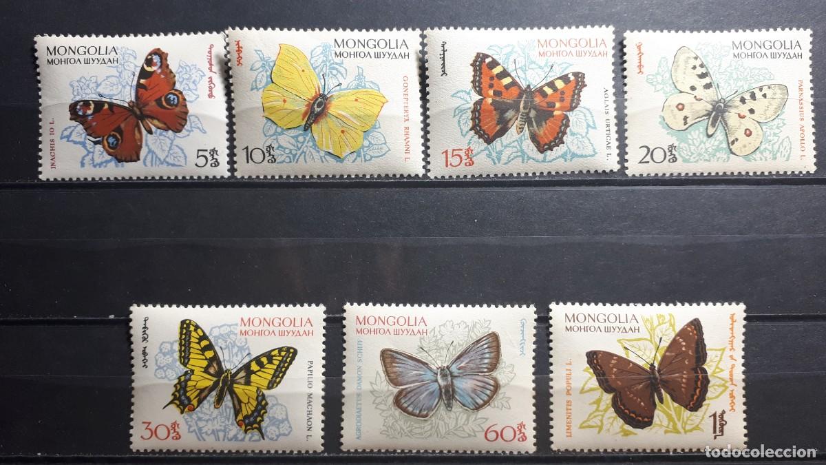 Sellos: MONGOLIA. A&Ntilde;O 1963. **. YVERT 294/300