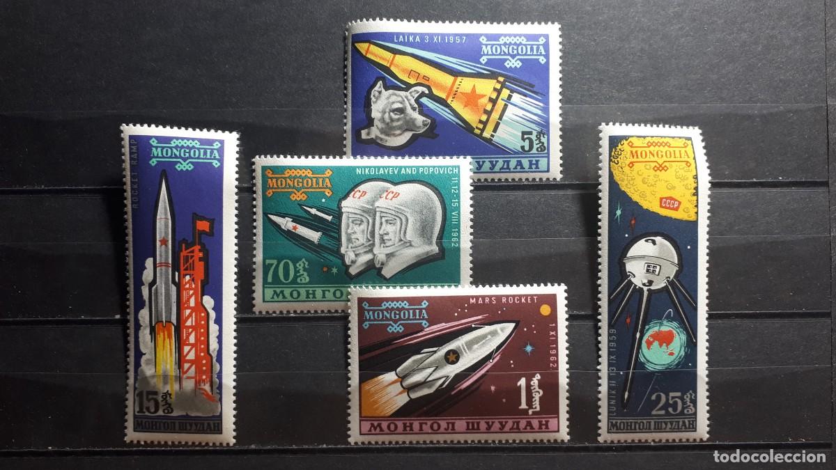 Sellos: MONGOLIA. A&Ntilde;O 1963. **. YVERT 281/5