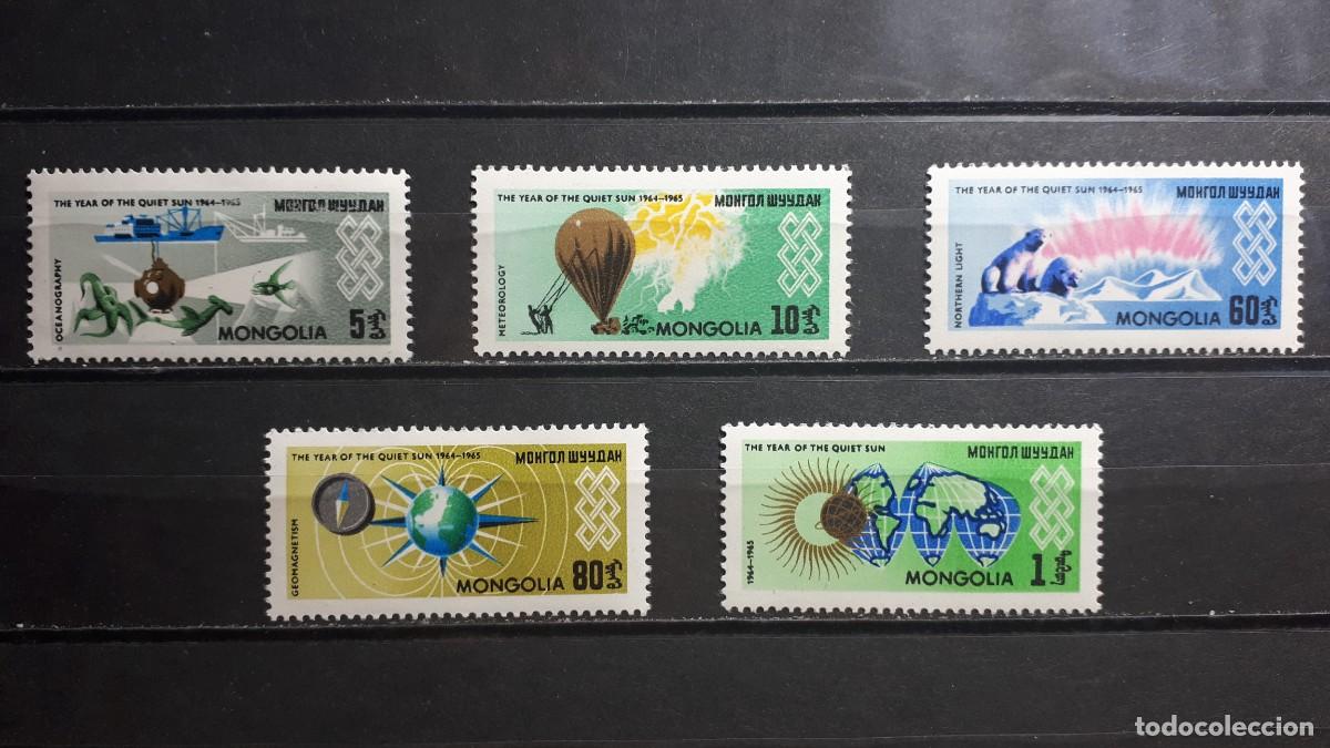Sellos: MONGOLIA. A&Ntilde;O 1965. **. YVERT 332/6