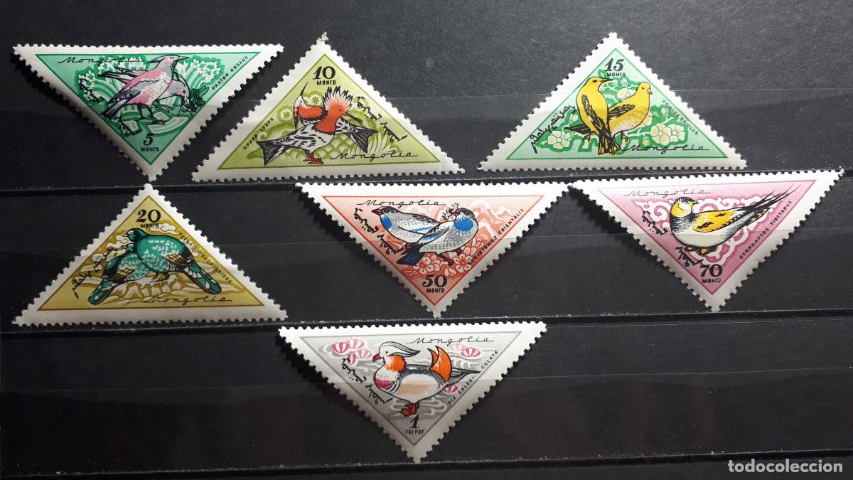 Sellos: MONGOLIA. A&Ntilde;O 1961. **. YVERT 184/90