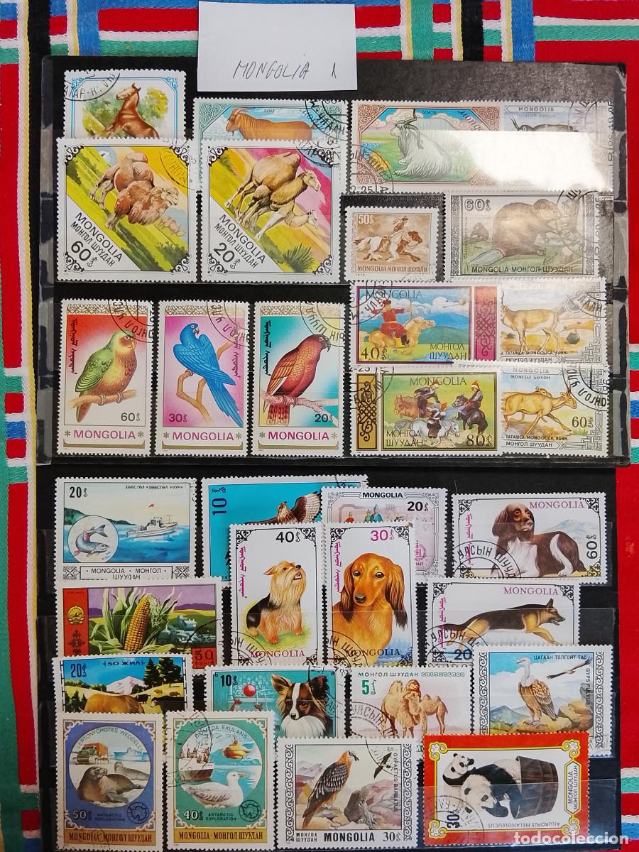 Sellos: 36-LOTE SELLOS MONGOLIA CONMEMORATIVOS, BONITOS.ASIA.