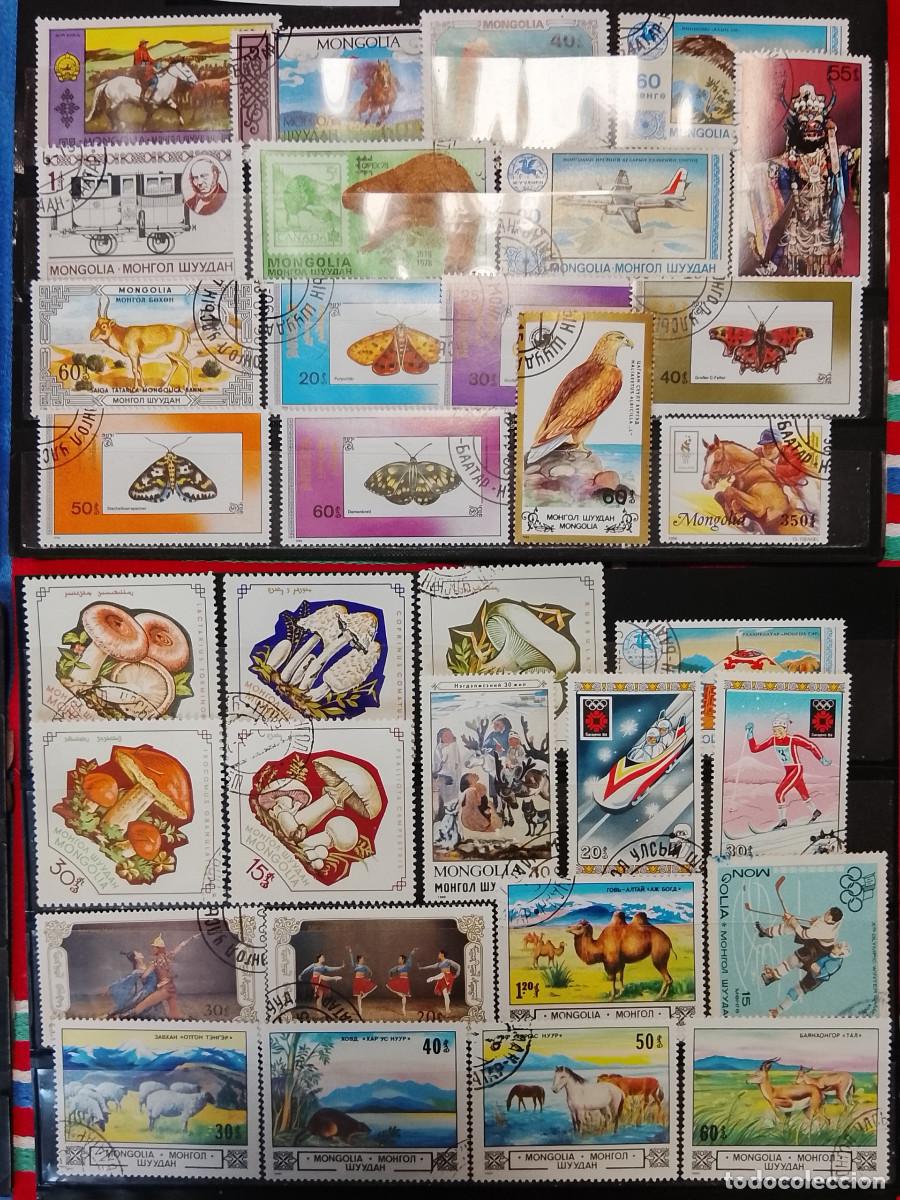Sellos: 36C-LOTE SELLOS MONGOLIA CONMEMORATIVOS, BONITOS.ASIA.