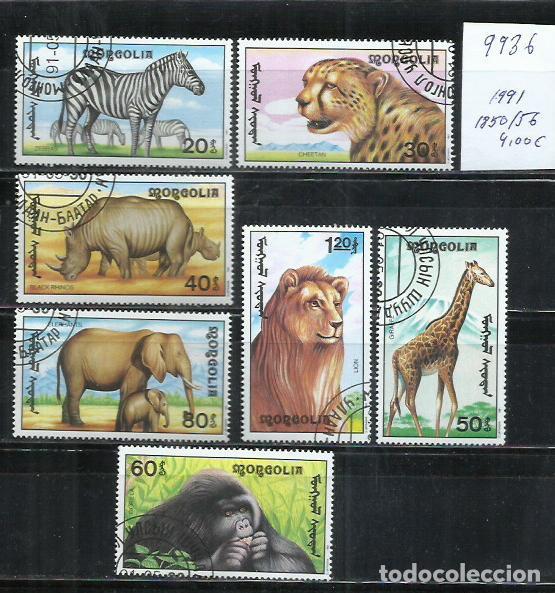 Sellos: 9936-MONGOLIA ASIA SERIE COMPLETA 1991 FAUNA SALVAJE 1850/1856