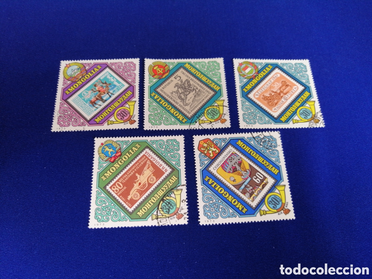 Stamps: MONGOLIA LOTE CORREOS SELLOS USADOS MATASELLADOS