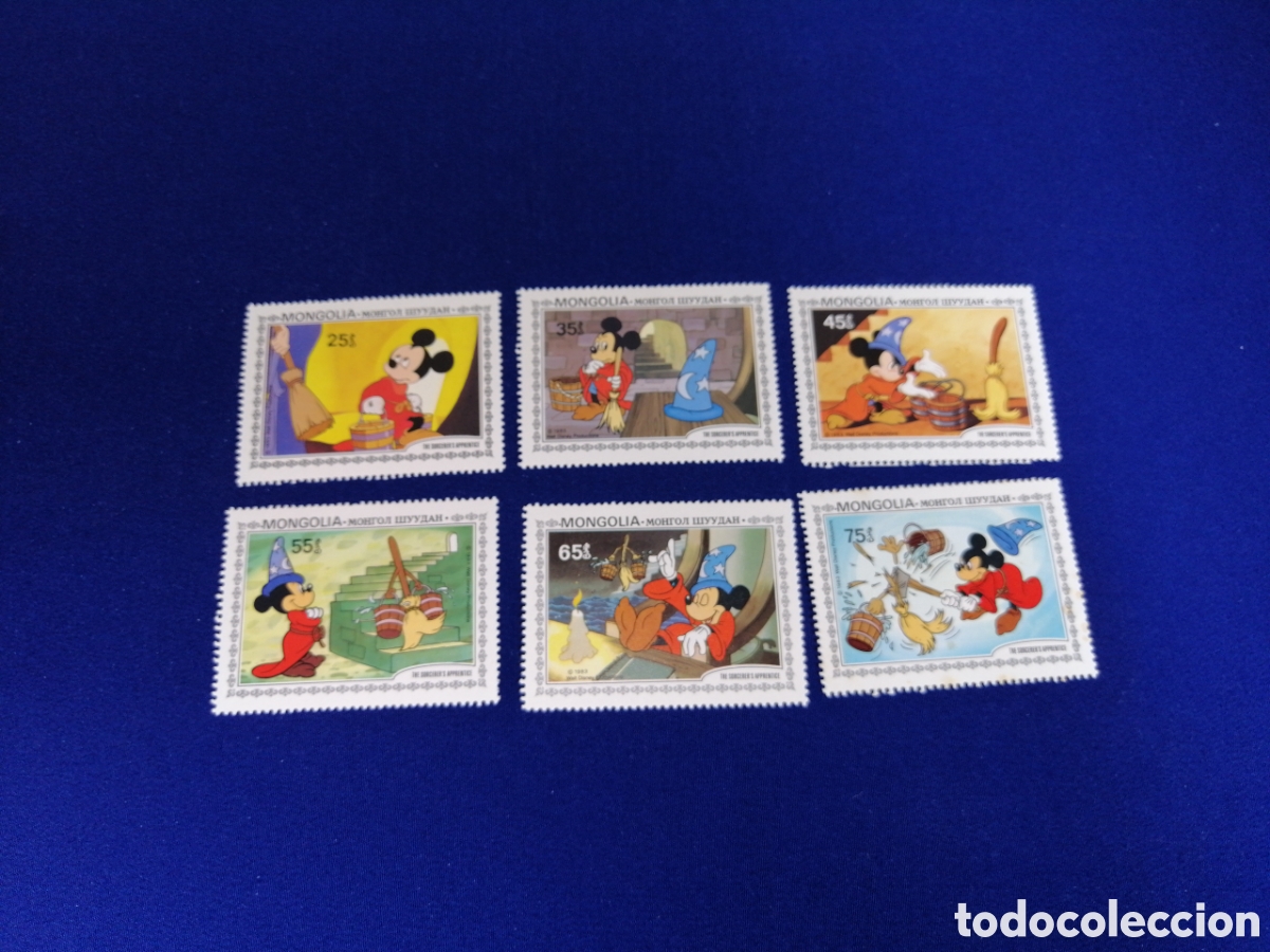 Stamps: MONGOLIA LOTE WALT DISNEY - MICKY MOUSE SELLOS USADOS