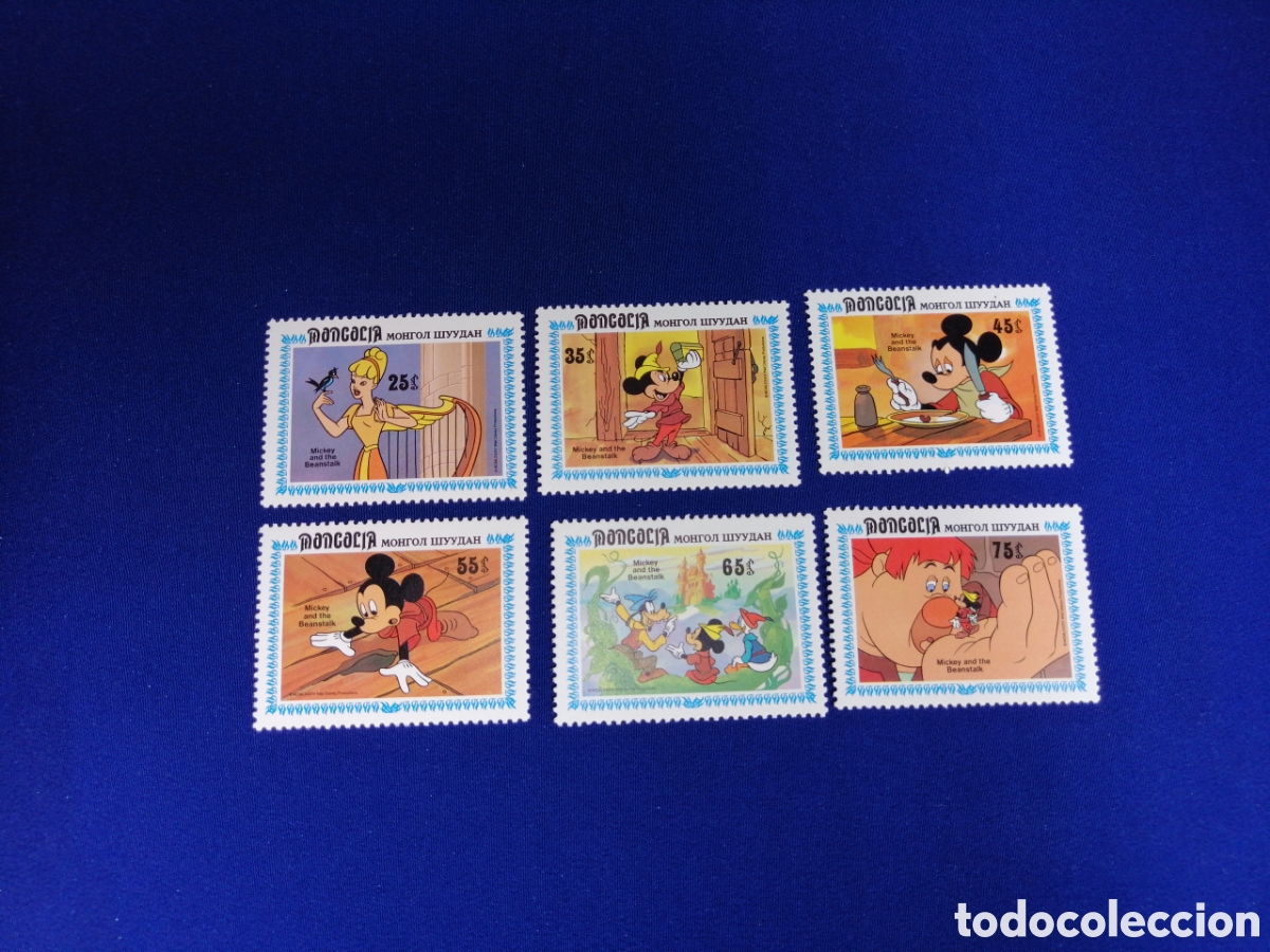 Briefmarken: MONGOLIA LOTE WALT DISNEY SELLOS USADOS MATASELLADOS