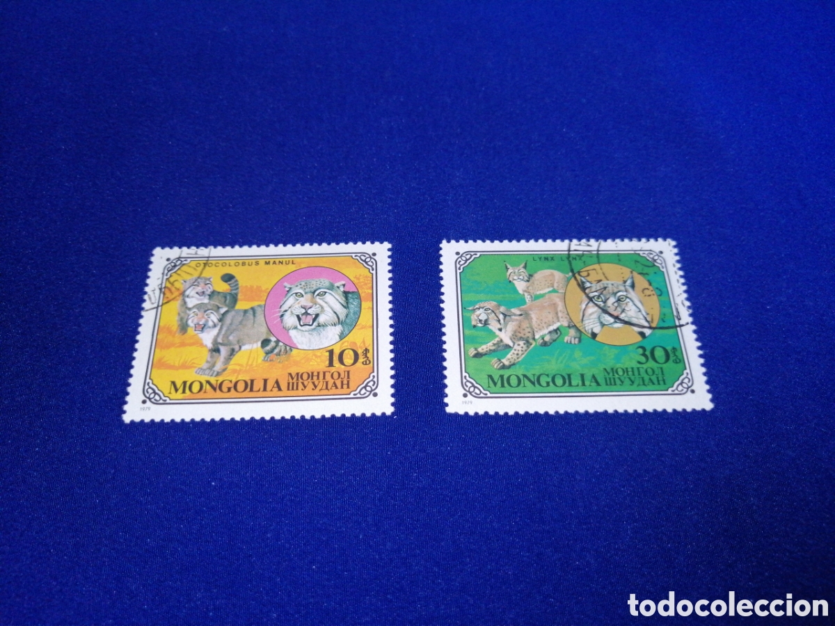 Briefmarken: MONGOLIA LOTE LINCE SELLOS USADOS MATASELLADOS