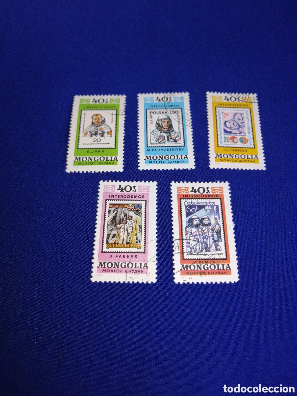 Stamps: MONGOLIA LOTE ESPACIO SELLOS USADOS MATASELLADOS