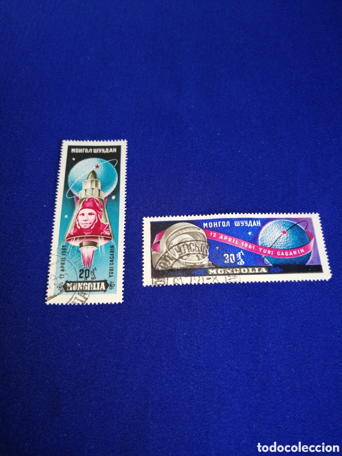 Stamps: MONGOLIA LOTE ESPACIO SELLOS USADOS MATASELLADOS