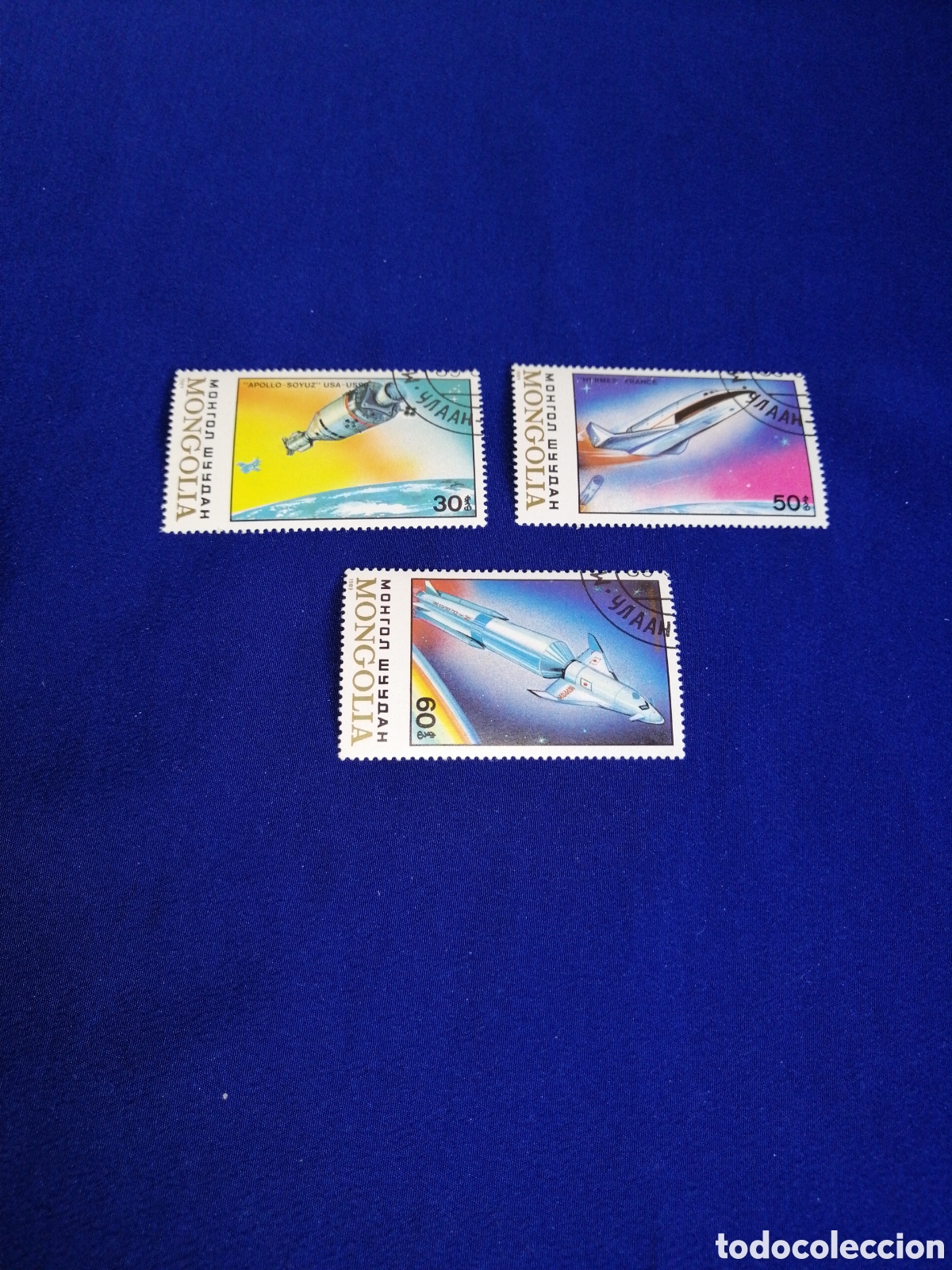 Timbres: MONGOLIA LOTE ESPACIO ESPACIAL SELLOS USADOS MATASELLADOS