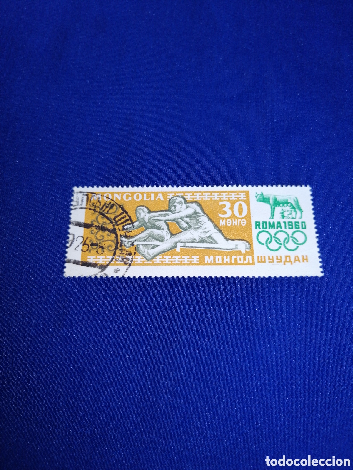 Selos: MONGOLIA OLIMPIADAS ROMA 1960 SELLOS USADOS MATASELLADOS