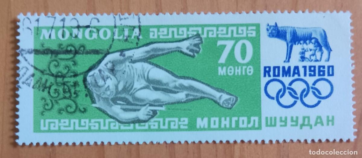 Sellos: MONGOLIA - V/F 70 - ROMA 1960 - VER DESCRIPCI&Oacute;N