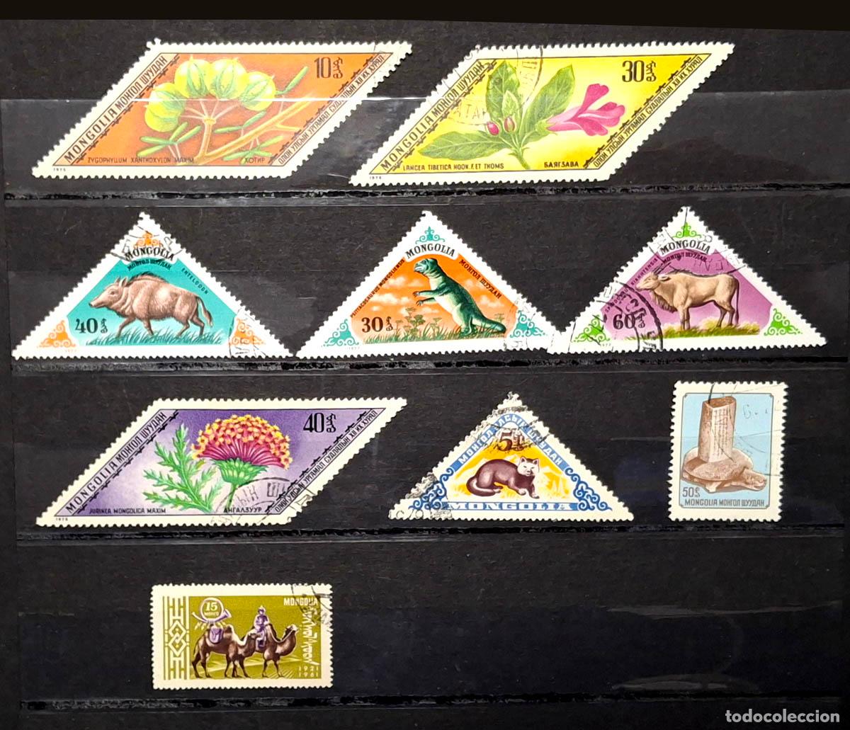 Sellos: 9 sellos de Mongolia - Foto 1