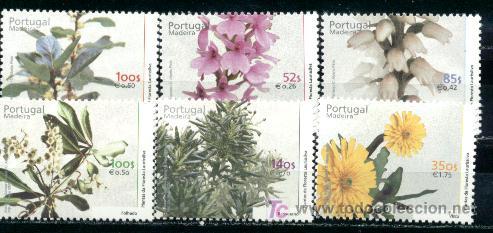 Sellos: Madeira. Flores (6)**. 2000 - Foto 1
