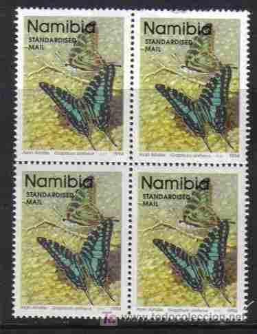 Sellos: NAMIBIA B.4 MARIPOSAS - Foto 1