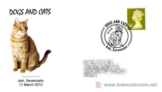 Sellos: GATOS - Ash, Sevenoaks - Foto 1