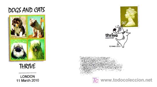 Sellos: PERROS-DOGS-CHIENS. THRIVE - Foto 1