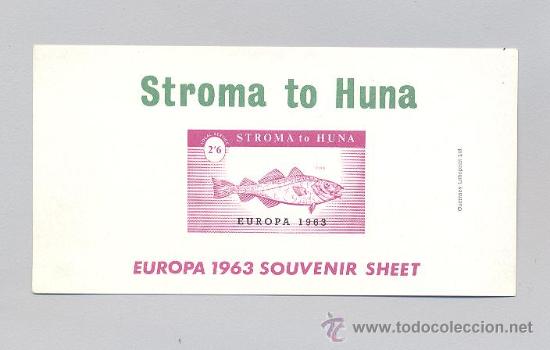 Sellos: Europa 1963 HB- peces - Foto 1